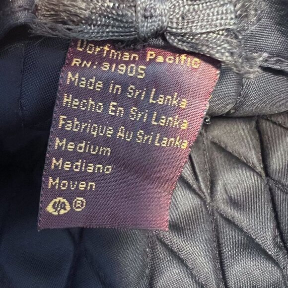 Dorfman Pacific Black & Gray Men's Classic Herringbone Ivy Cap - Picture 9 of 10